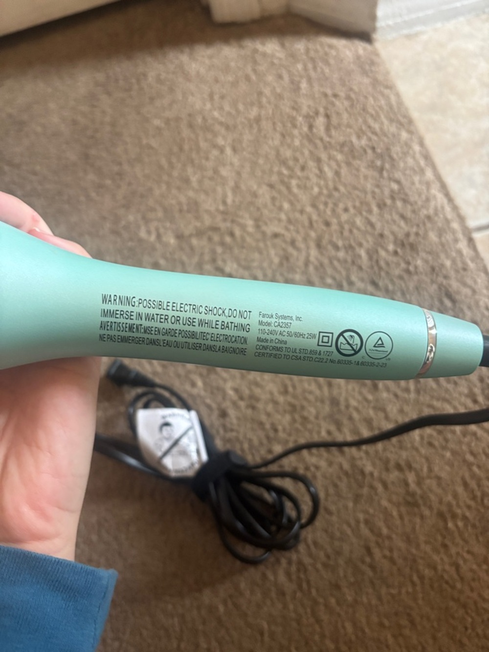 CHI special edition Mint Green Auto Spin n Curl - Picture 8 of 9